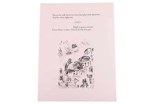 Lot 132 - March Chagall (Russian/French 1887-1985)...