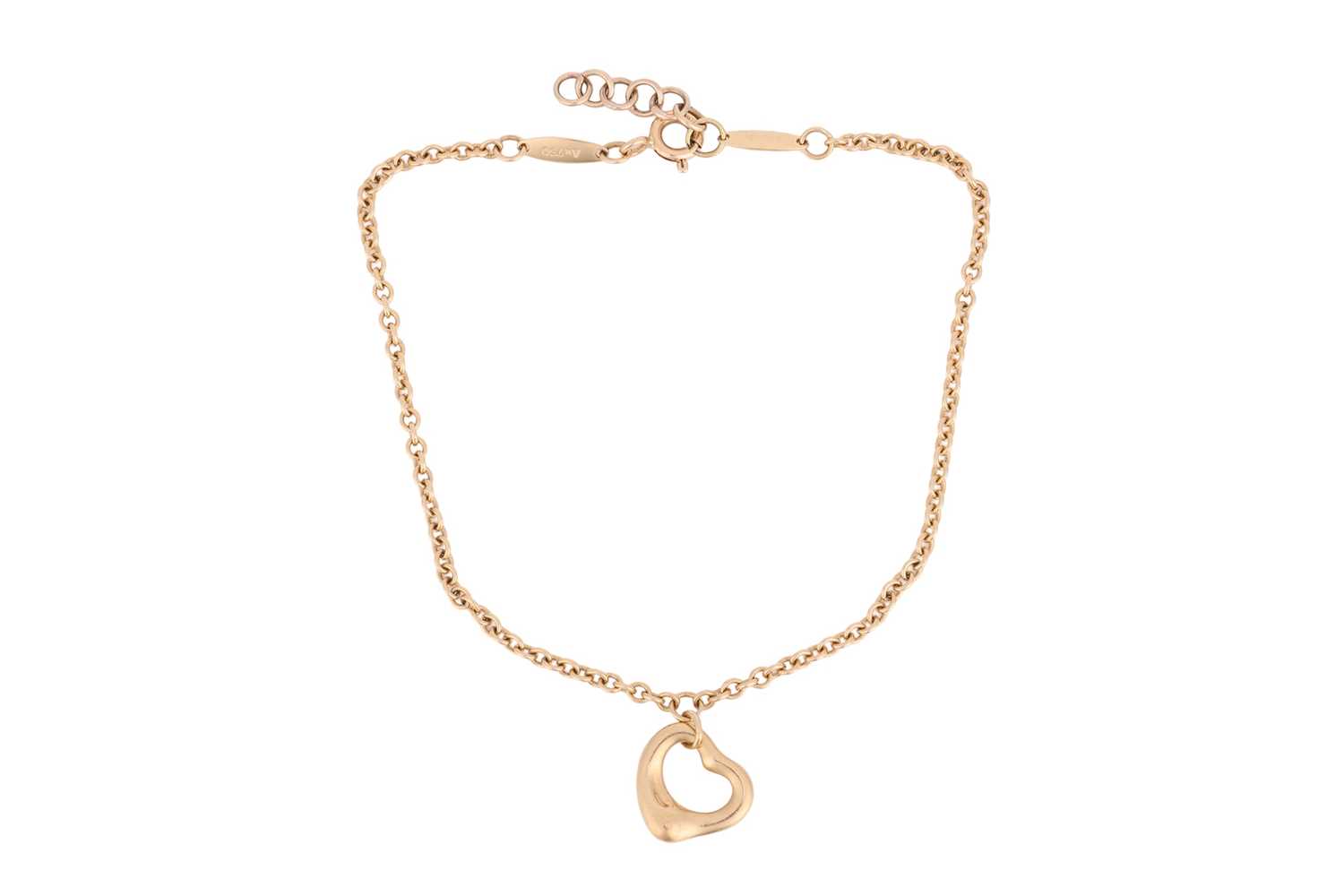 Lot 174 - Tiffany & Co. - An Elsa Peretti 'Open Heart'...