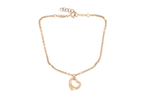 Lot 174 - Tiffany & Co. - An Elsa Peretti 'Open Heart'...