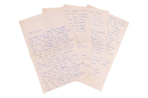 Lot 14 - Steven Morrissey (b.1959), songwriter and...