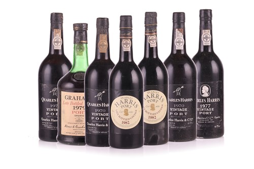 Lot 120 - Three bottles of Quarles Harris 1970 Vintage...