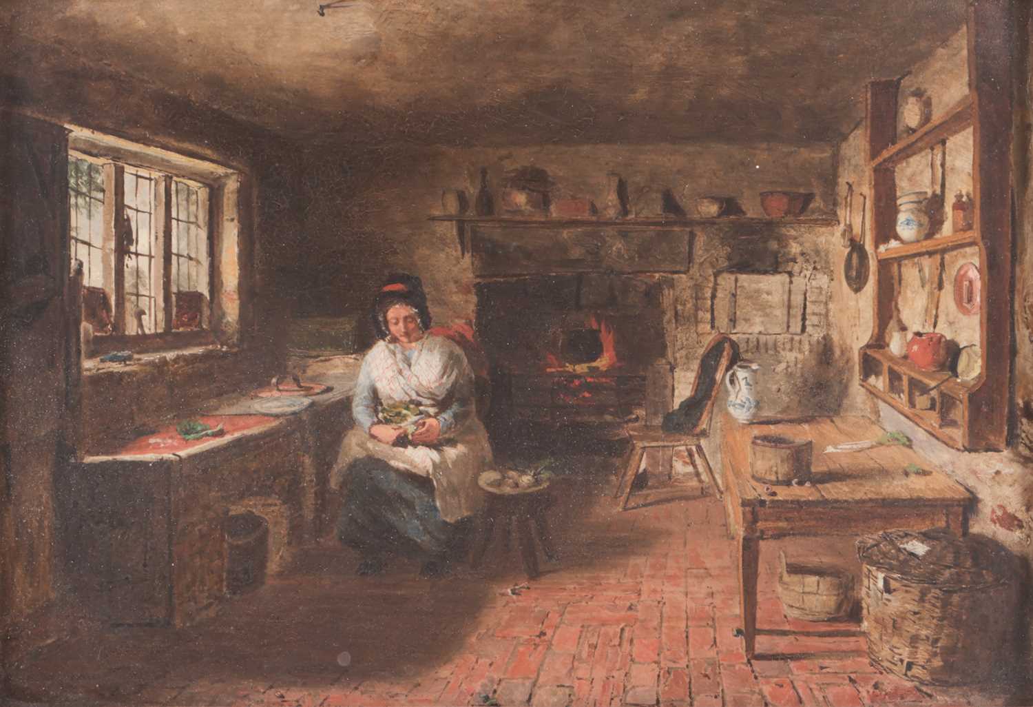 Lot 78 - George Hardy (British 1822-1909) Cottage...