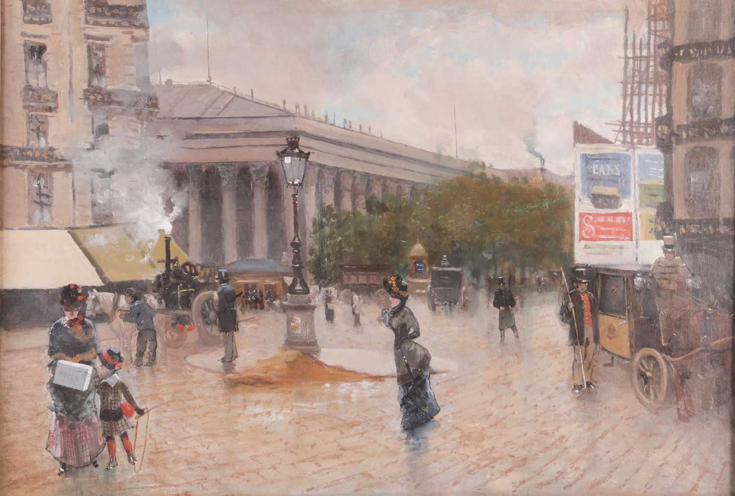 Lot 87 - French School (19th/20th century) Street Scene,...