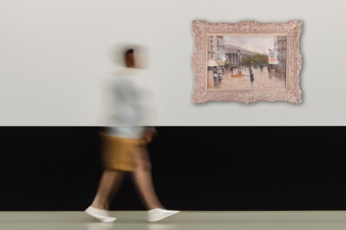 Lot 87 - French School (19th/20th century) Street Scene,...