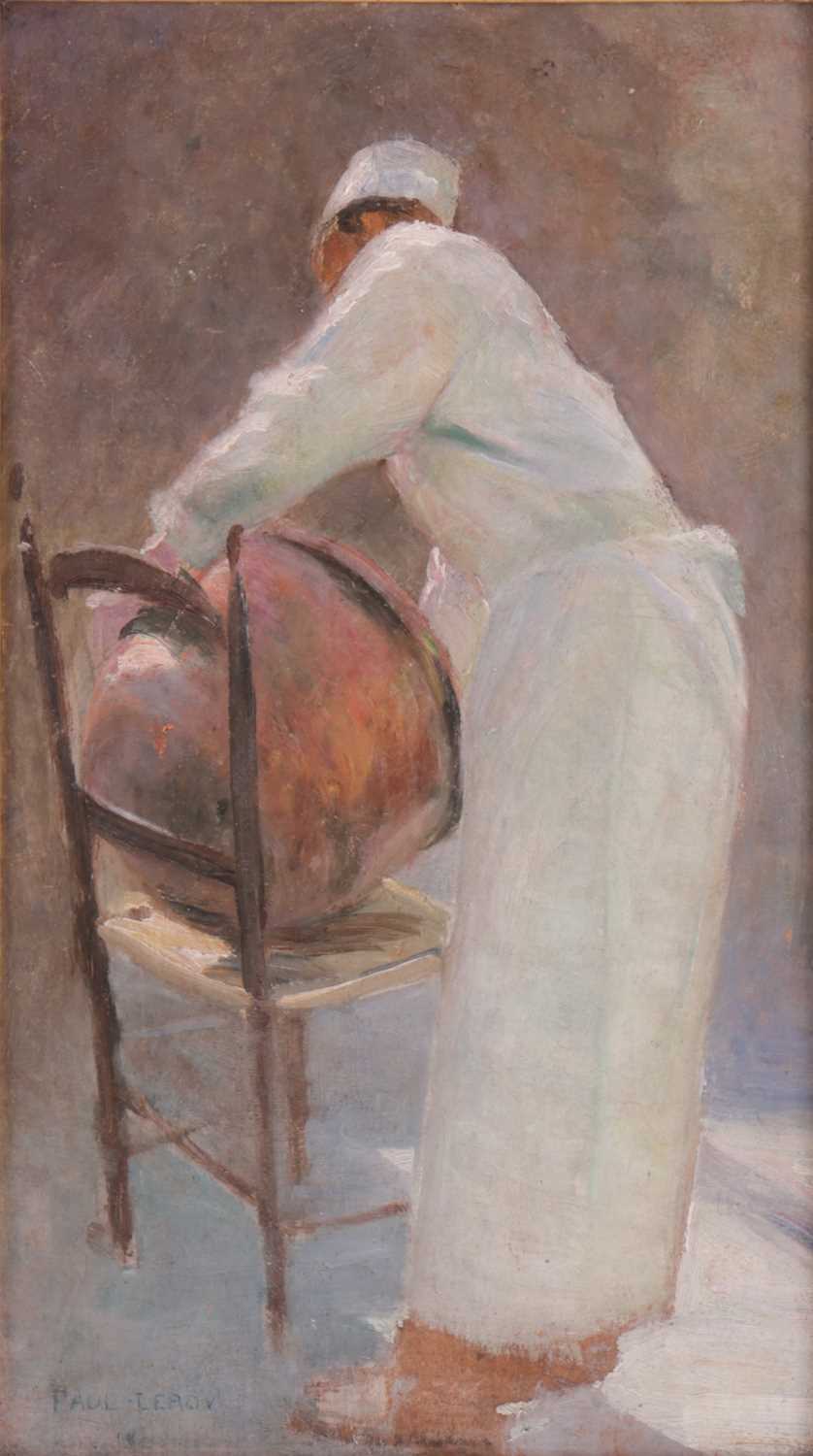 Lot 93 - Paul Leroy (French, 1860 - 1942) Cleaning a...