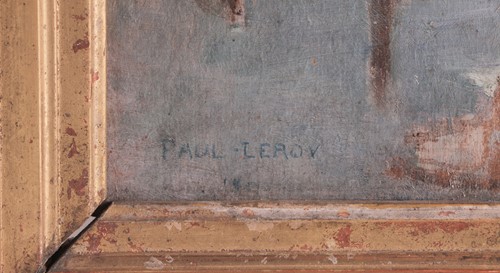 Lot 93 - Paul Leroy (French, 1860 - 1942) Cleaning a...