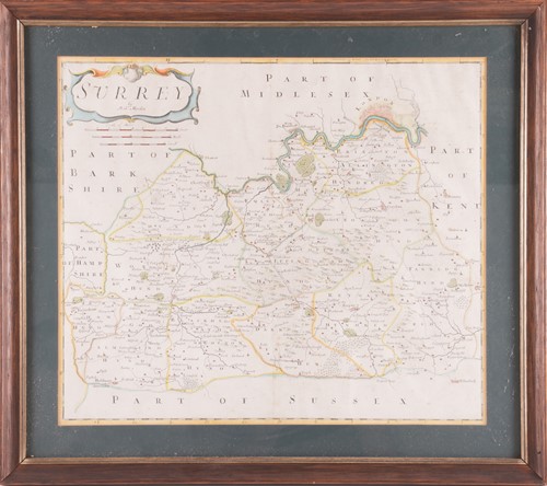 Lot 189 - After John Speed, a Map of Gloucestershire,...