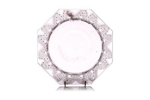 Lot 69 - René Lalique (French, 1860-1945), an octagonal...