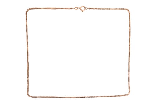 Lot 82 - A 9ct wheatsheaf chain, hallmarked 9ct gold,...