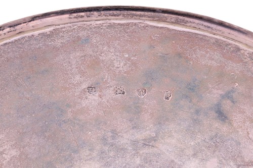 Lot 257 - A pair of Scottish Queen Anne tazze, of plain...