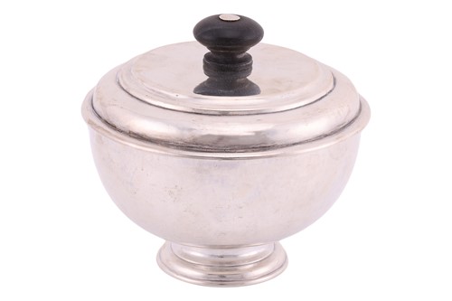 Lot 248 - A Scottish silver sugar bowl and cover,...