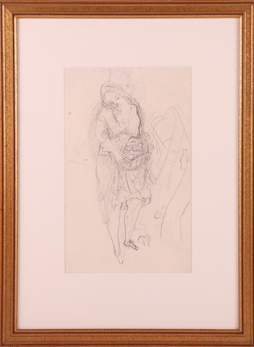 Lot 16 - David Jones (British 1895-1974) Girl With...