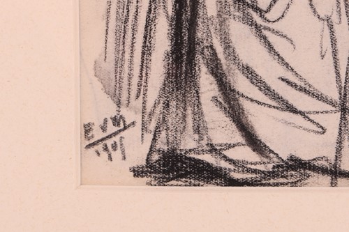 Lot 122 - Eugeen van Mieghem (Belgian 1875-1930) Woman...