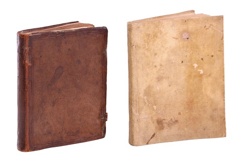 Lot A late 17th-century leather-bound book,...