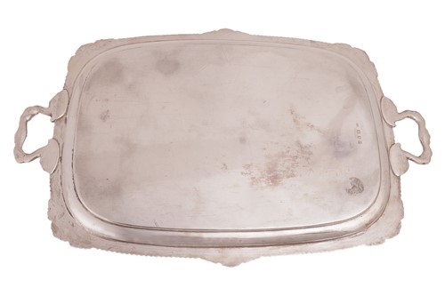 Lot 279 - A silver two-handled tray, London 1913 by...