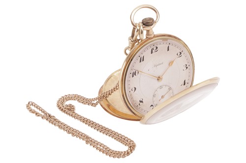 Lot 216 - Alpina – Open Face Pocket Watch, stamped ‘750’...