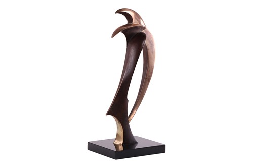 Lot 55 - John Huggins (British b.1938) Raptor stamped...