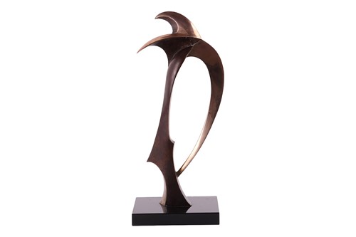 Lot 55 - John Huggins (British b.1938) Raptor stamped...