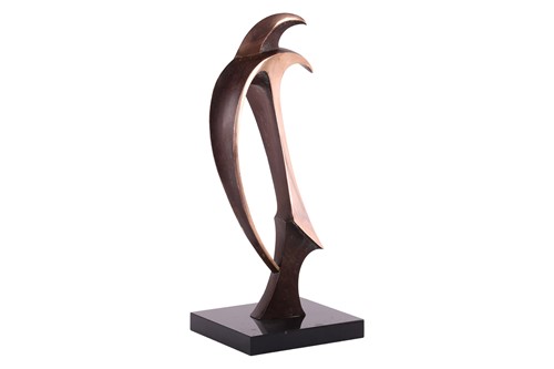 Lot 55 - John Huggins (British b.1938) Raptor stamped...