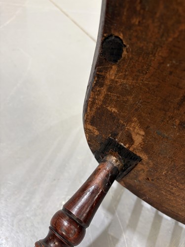 Lot 1 - A near pair of 19th-century yew, ash and elm...