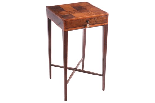 Lot An early 19th-century mahogany and specimen...