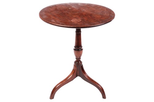 Lot 55 - A George III mahogany tripod table, with...