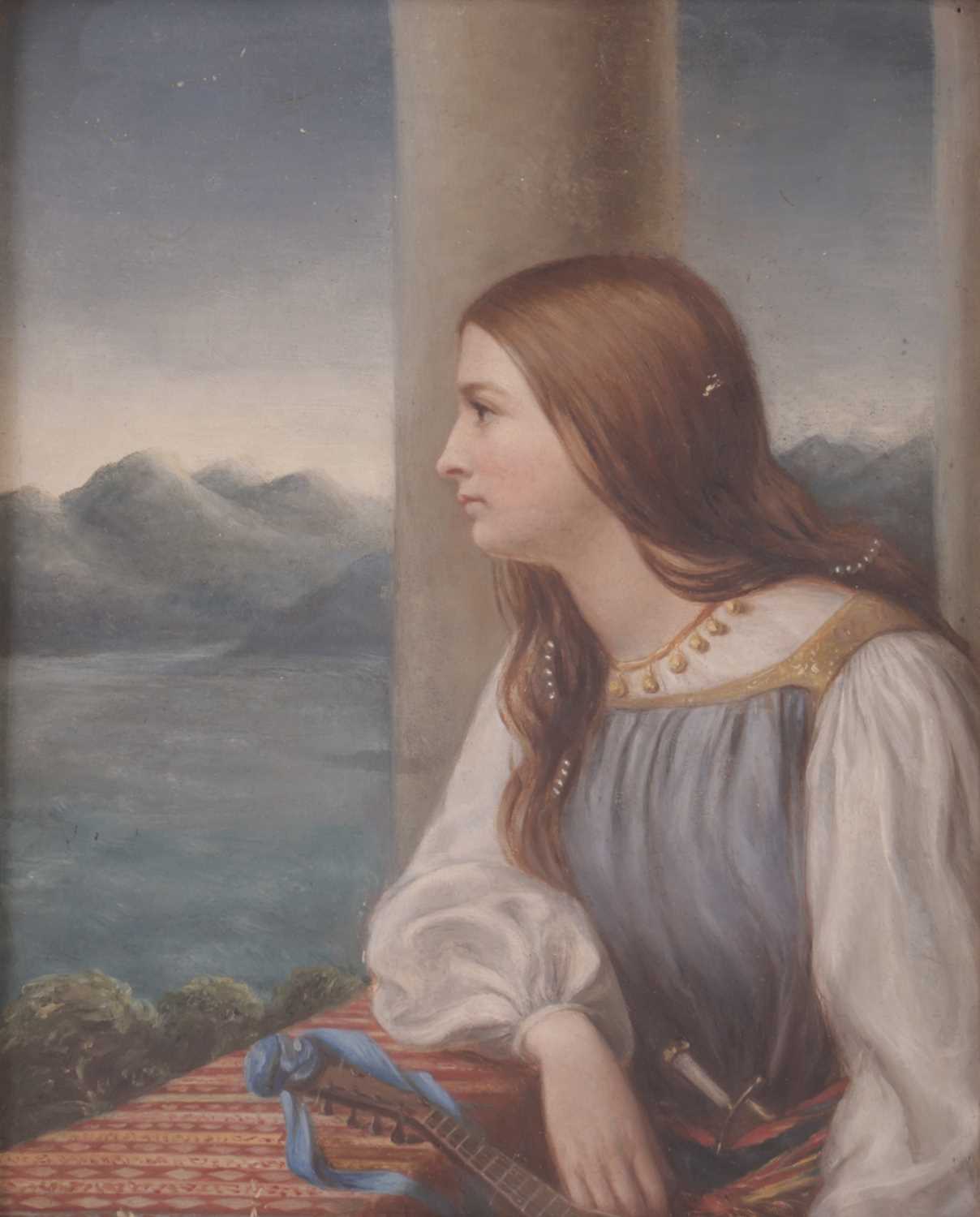 Lot 99 - British School (19th century) Lady at a...