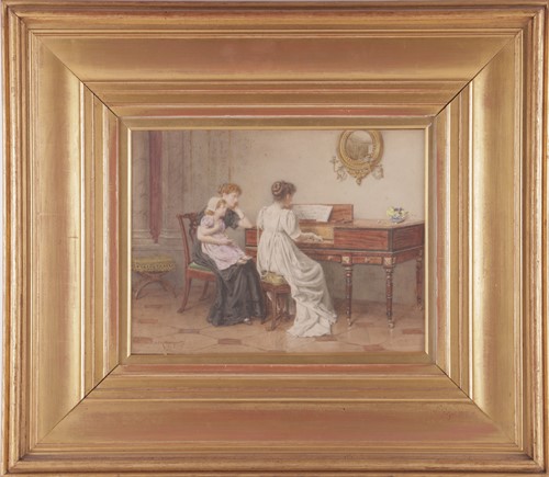 Lot 85 - George Goodwin Kilburne (British 1839-1924)...
