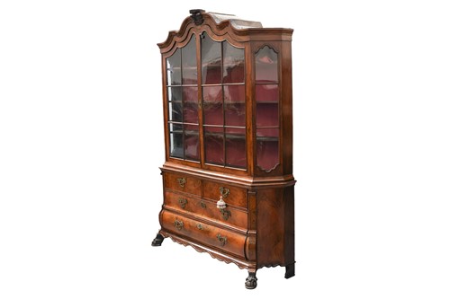 Lot 12 - A fine late 18th-century Dutch walnut display...