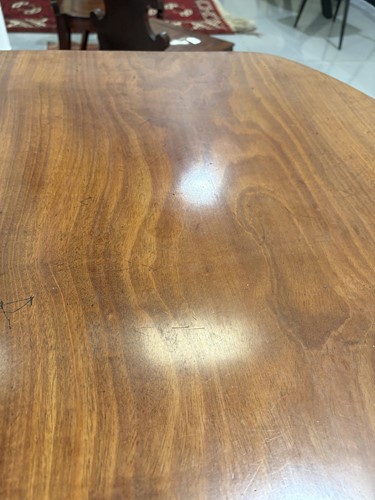 Lot 20 - A Regency mahogany extending dining table, in...