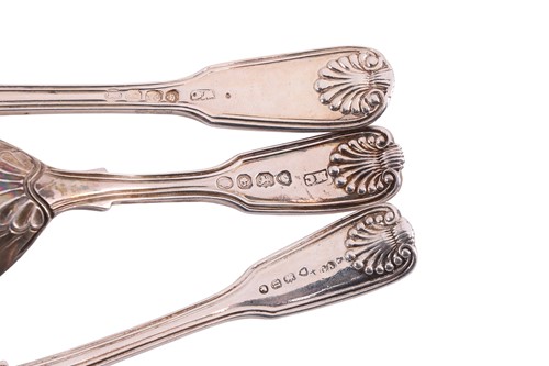 Lot 240 - A large collection of mixed silver flatware,...