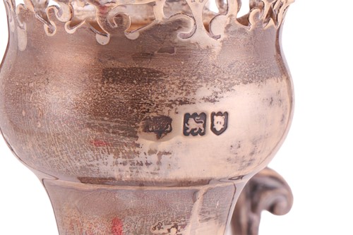Lot 272 - An Edwardian silver epergne, probably by...