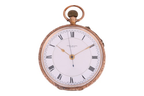 Lot 220 - John Russell of London – A 9ct Gold Open Face...