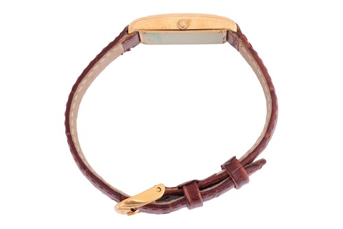 Lot 201 - Tissot – 18ct Gold Helvetia Dress Watch...