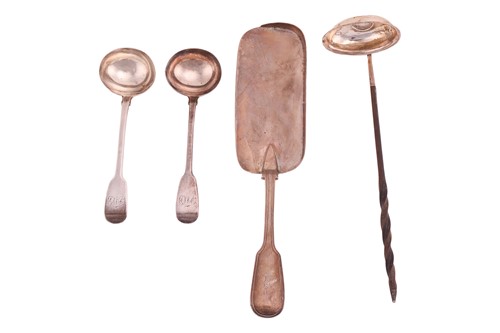 Lot 243 - A small collection of silver items; to include...