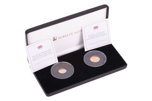 Lot 172 - A cased Jubilee Mint commemorative two-coin...
