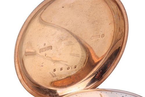 Lot 215 - J.W. Benson – A 9ct Gold Full Hunter Pocket...