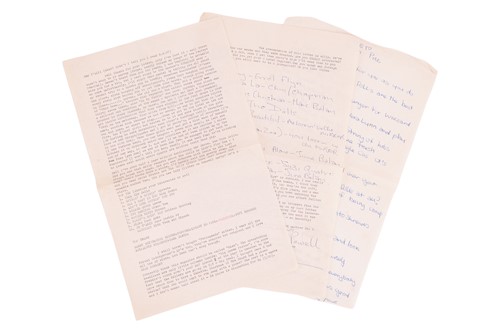 Lot 16 - Steven Morrissey (b.1959), songwriter and...