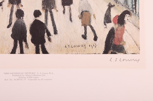 Lot 4 - Laurence Stephen Lowry (British 1887-1976) Mrs...