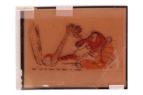 Lot 178 - An original Disney Jungle Book 'Concept Art'...