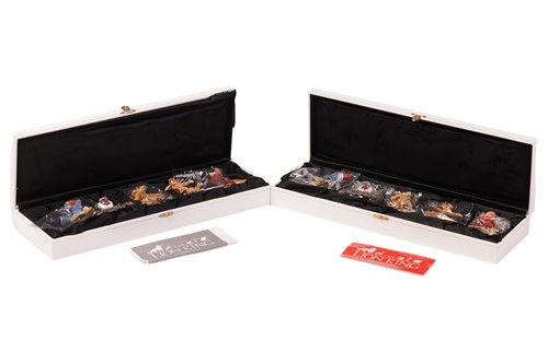 Lot 163 - Arribas Collection: 'The Lion King'; two sets...