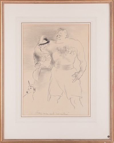 Lot 12 - Edmund Blampied (British 1886-1966) 'A Strong...