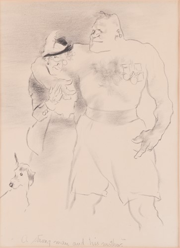 Lot 12 - Edmund Blampied (British 1886-1966) 'A Strong...