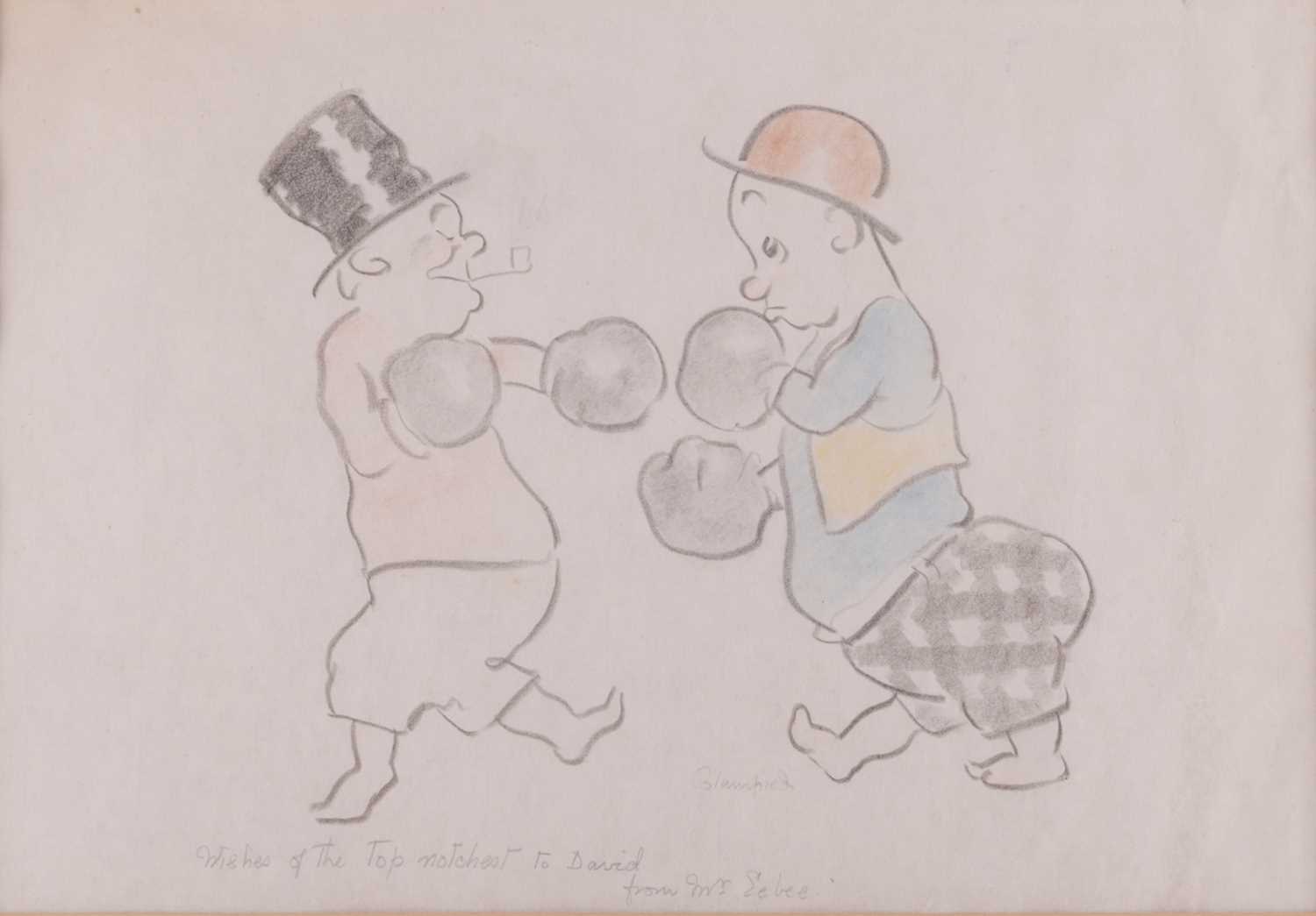 Lot 15 - Edmund Blampied (British 1886-1966) Boxers...