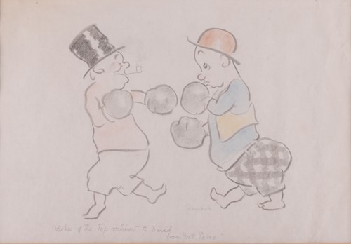 Lot 15 - Edmund Blampied (British 1886-1966) Boxers...