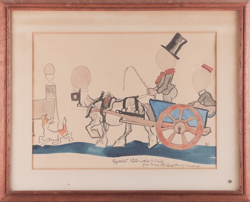 Lot 13 - Edmund Blampied (British 1886-1966) Eggcellent...