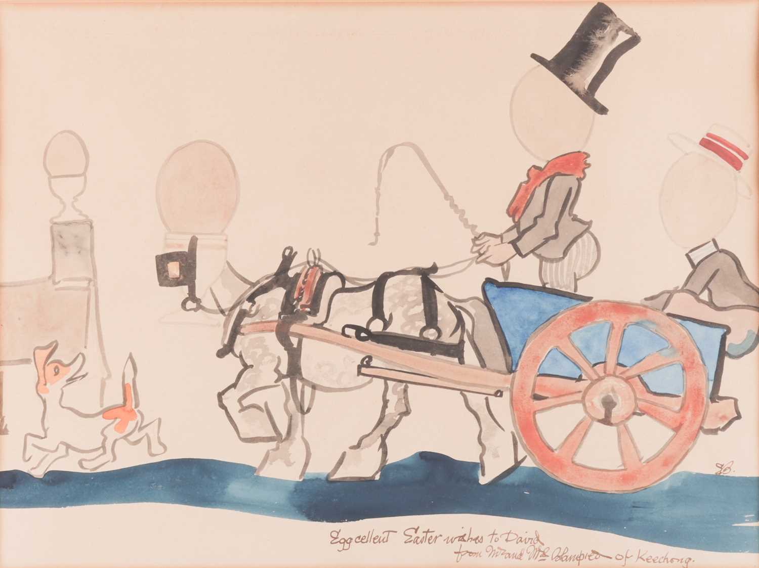 Lot 13 - Edmund Blampied (British 1886-1966) Eggcellent...