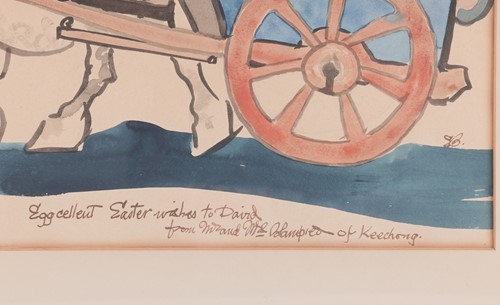Lot 13 - Edmund Blampied (British 1886-1966) Eggcellent...