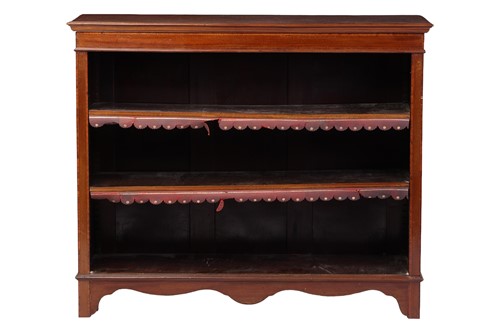 Lot 48 - An Edwardian mahogany and satinwood banded...