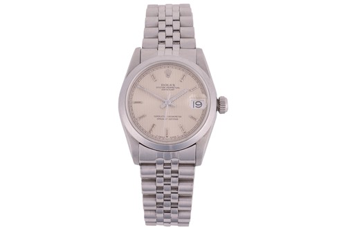 Lot 209 - Rolex – Datejust with Tapestry Dial Reference:...